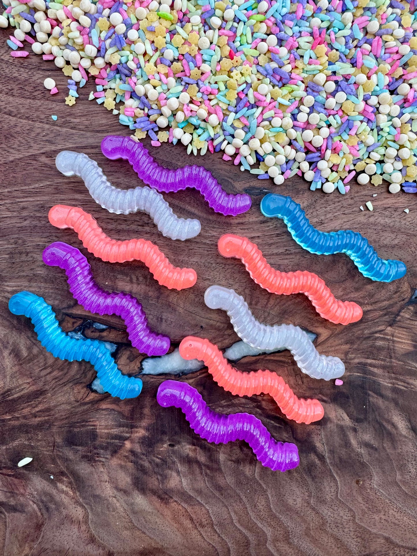 Iridescent Glow Worms
