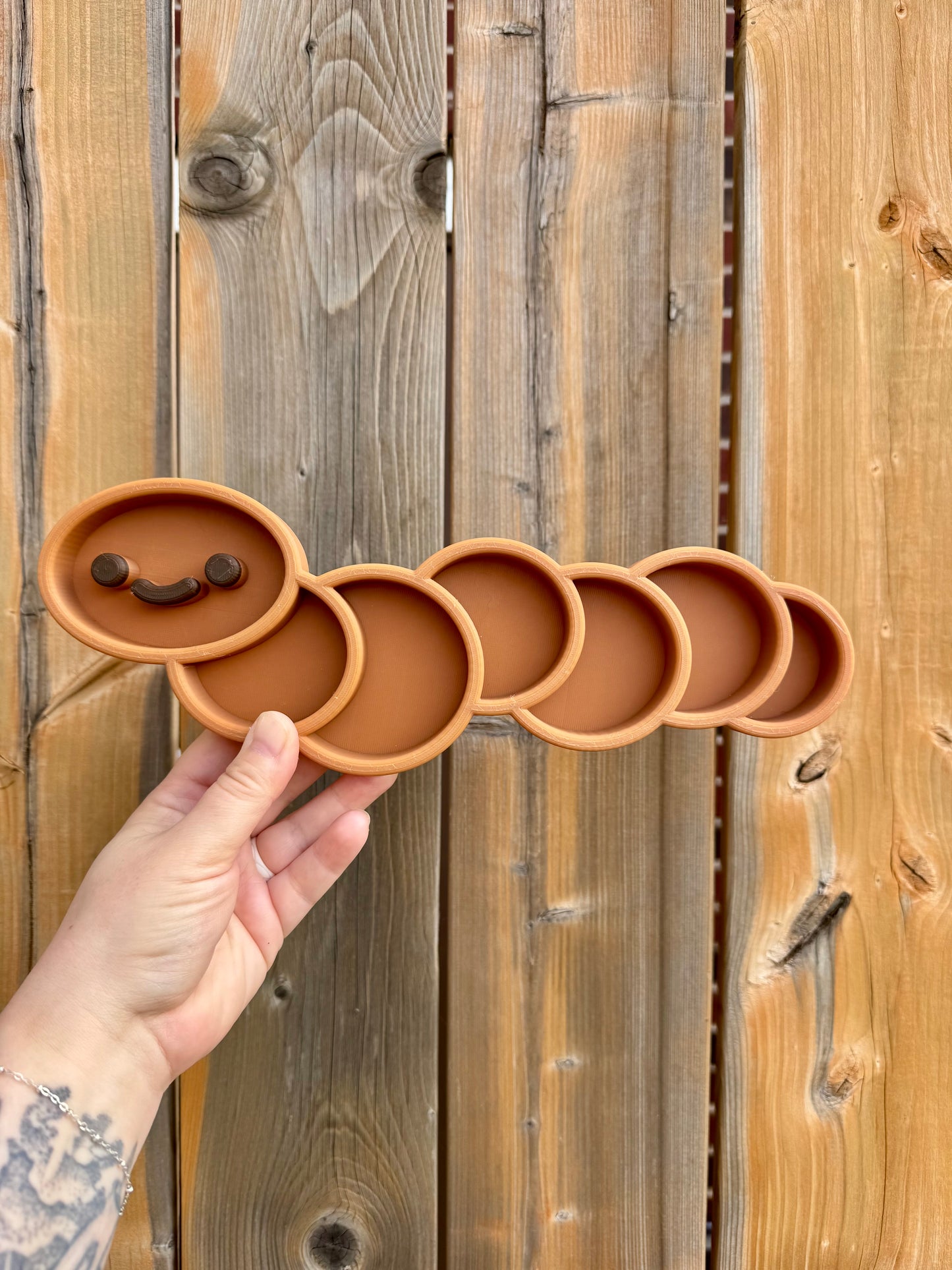 Worm Tray - Light Brown