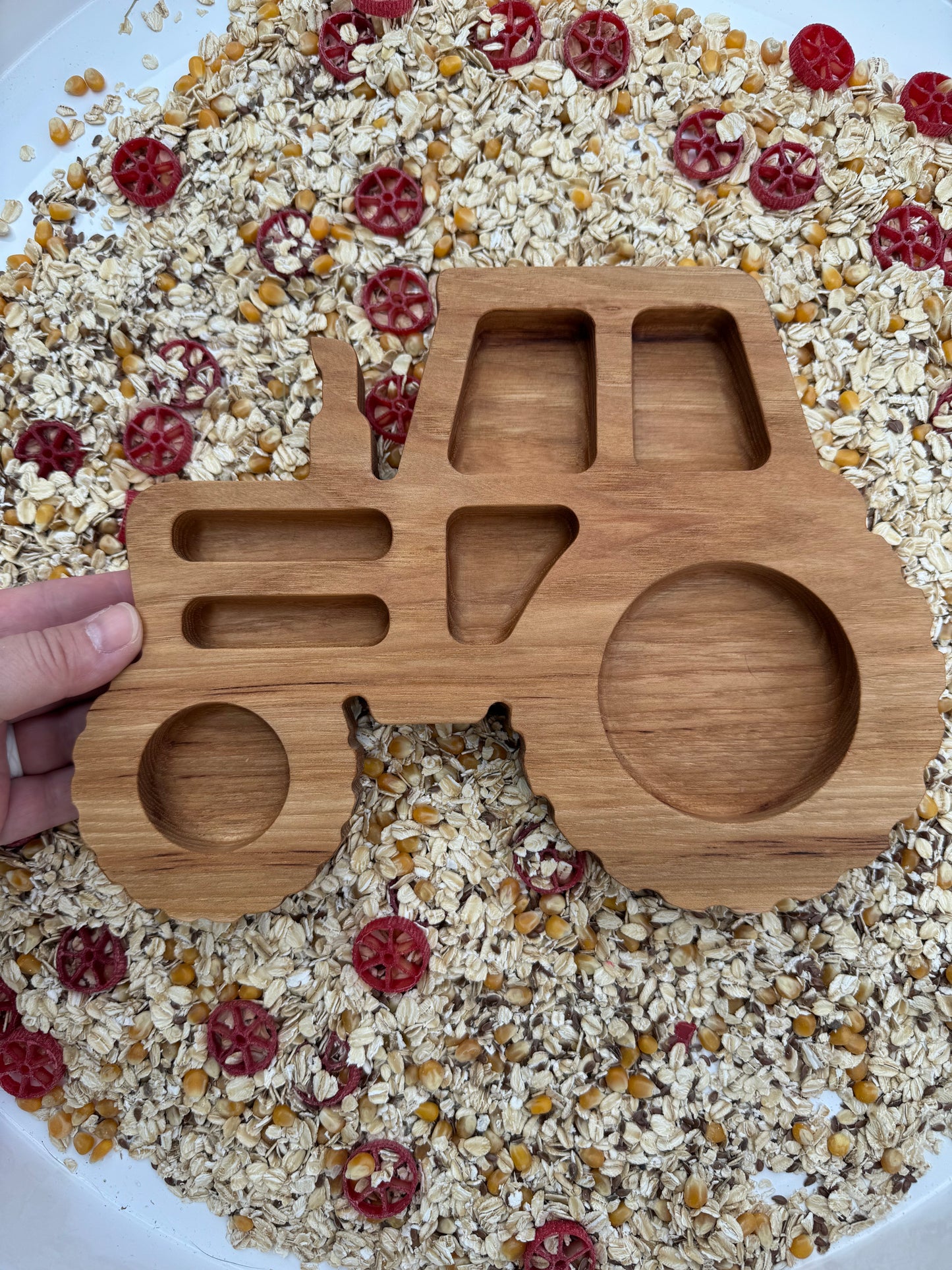 Wooden Tractor Tray