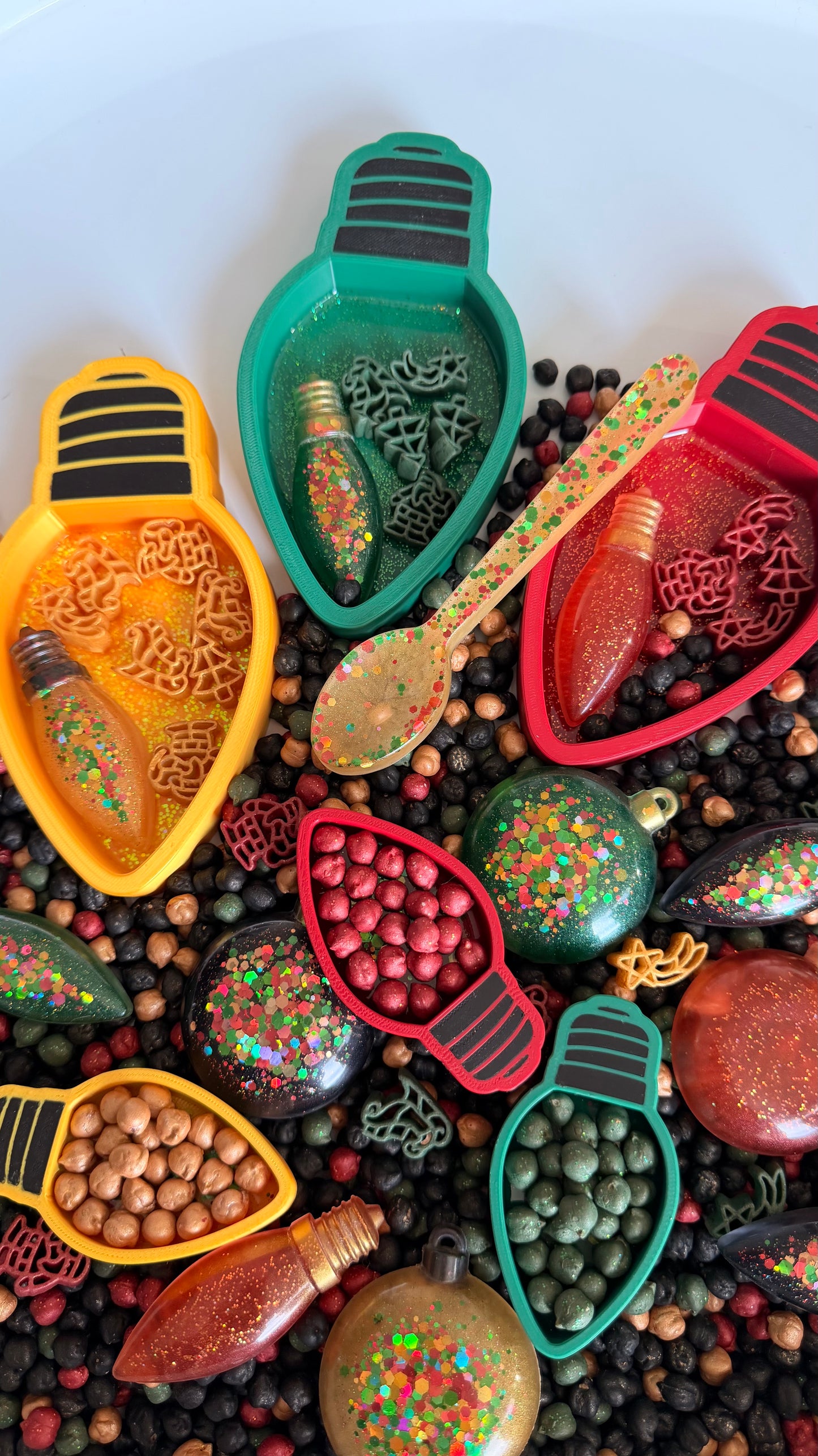 Jumbo Resin Light Bulbs & Ornaments