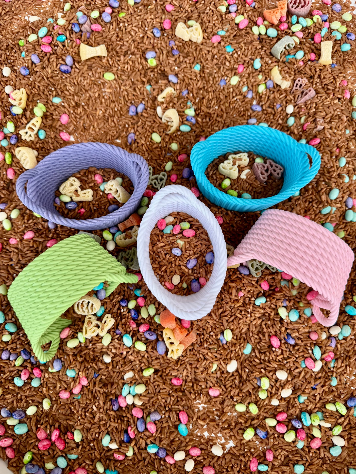 Colour Sorting Easter Baskets