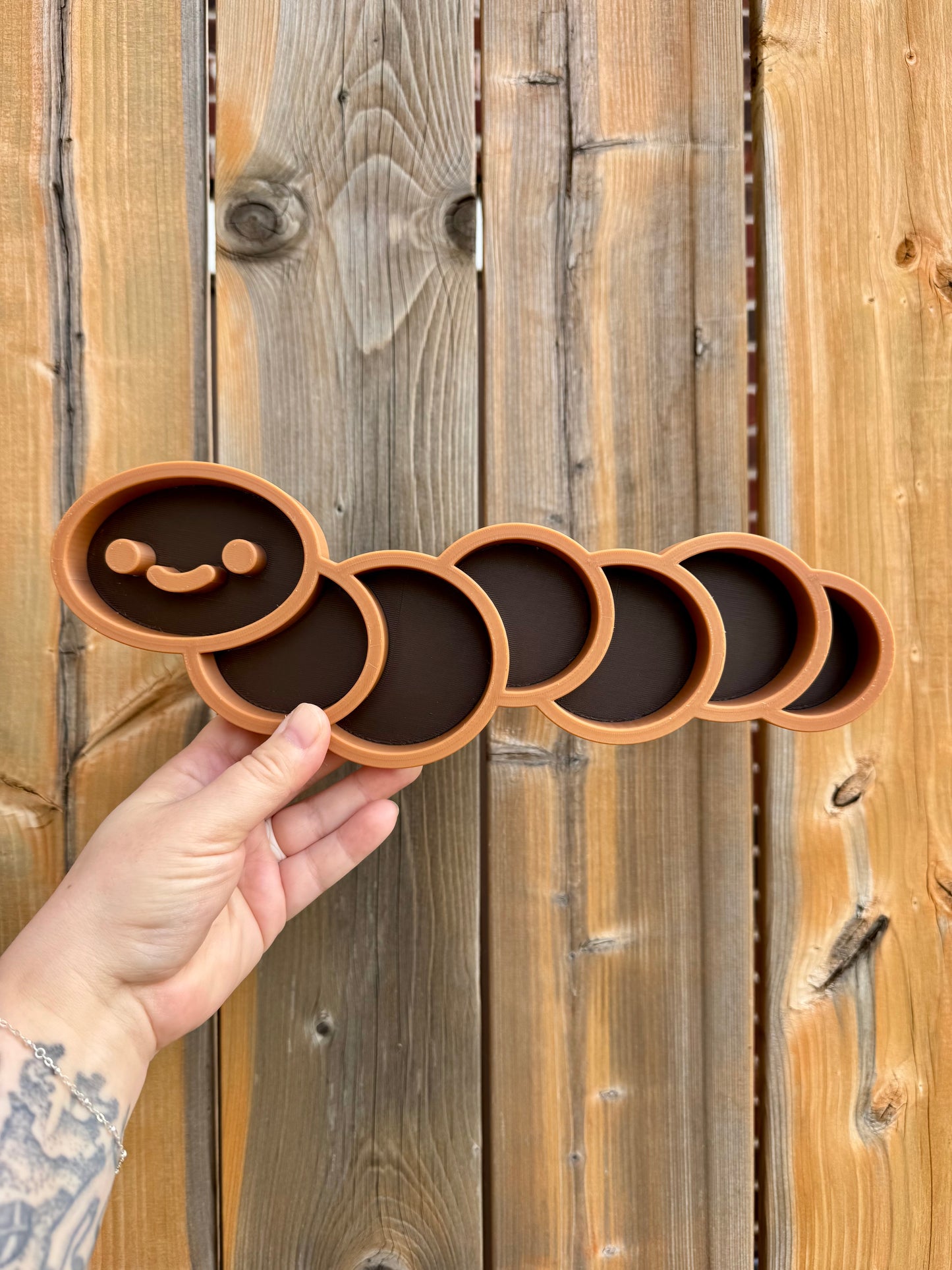 Worm Tray - Dark Brown