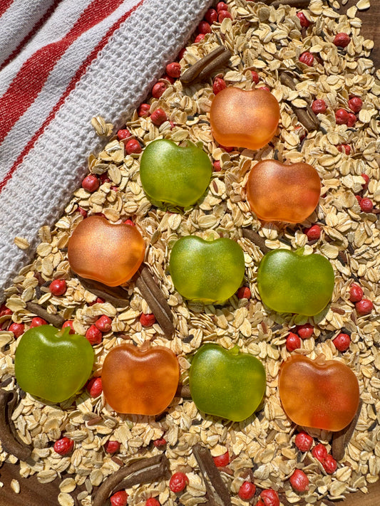 Jumbo Muted Apple Resin Counters