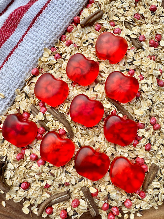 Jumbo Juicy Red Apple Resin Counters