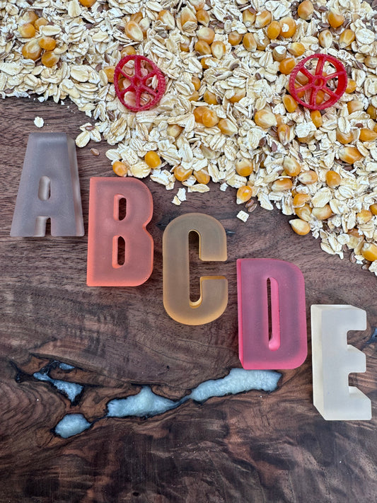 Farm Resin Alphabet