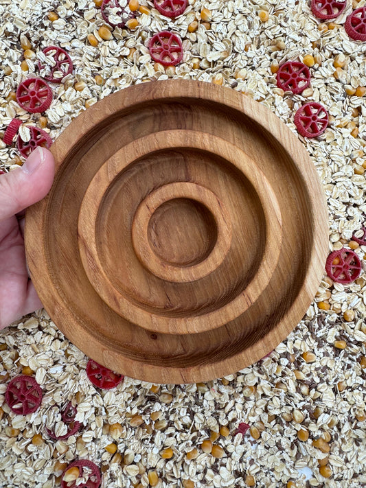Wooden Crop Circle Tray