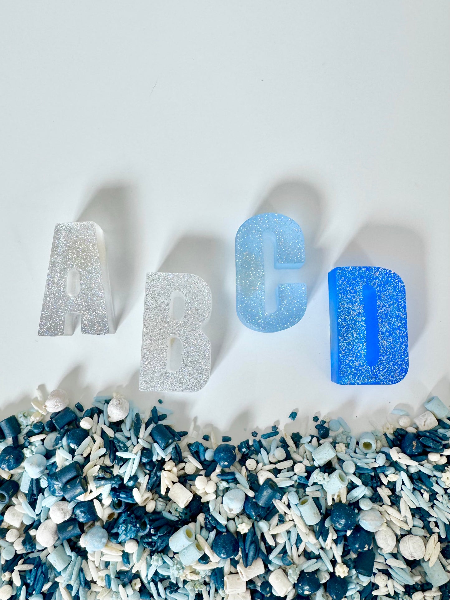 Flurries & Frosting Resin Alphabet