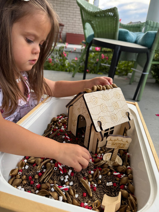 Wooden Gingerbread Paint Kit