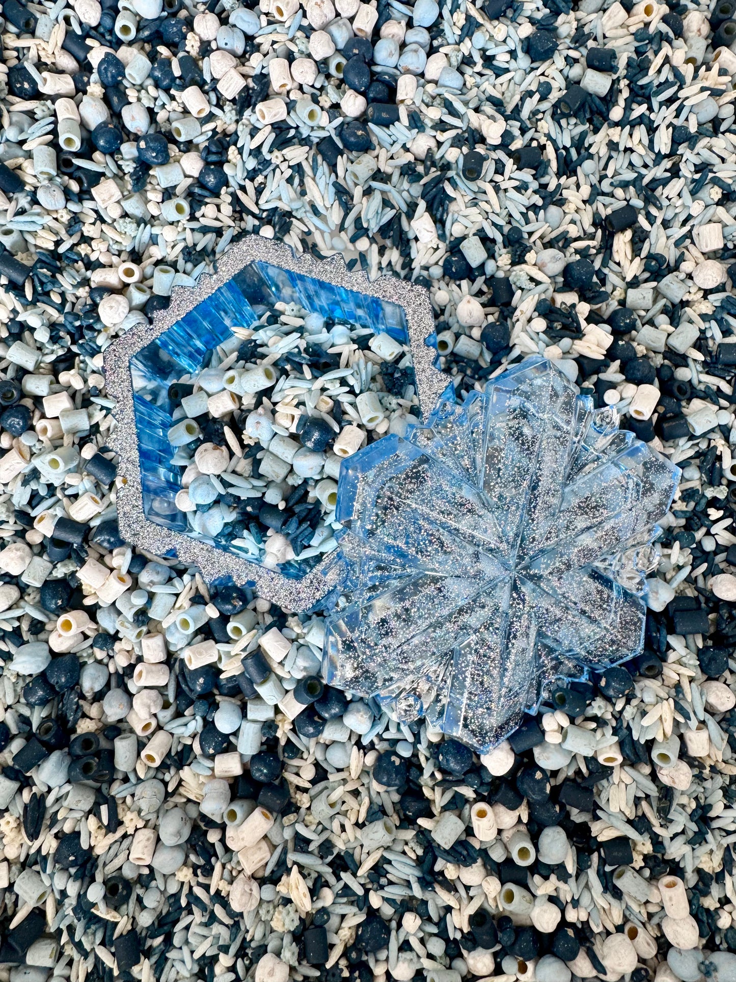 Resin Snowflake Container