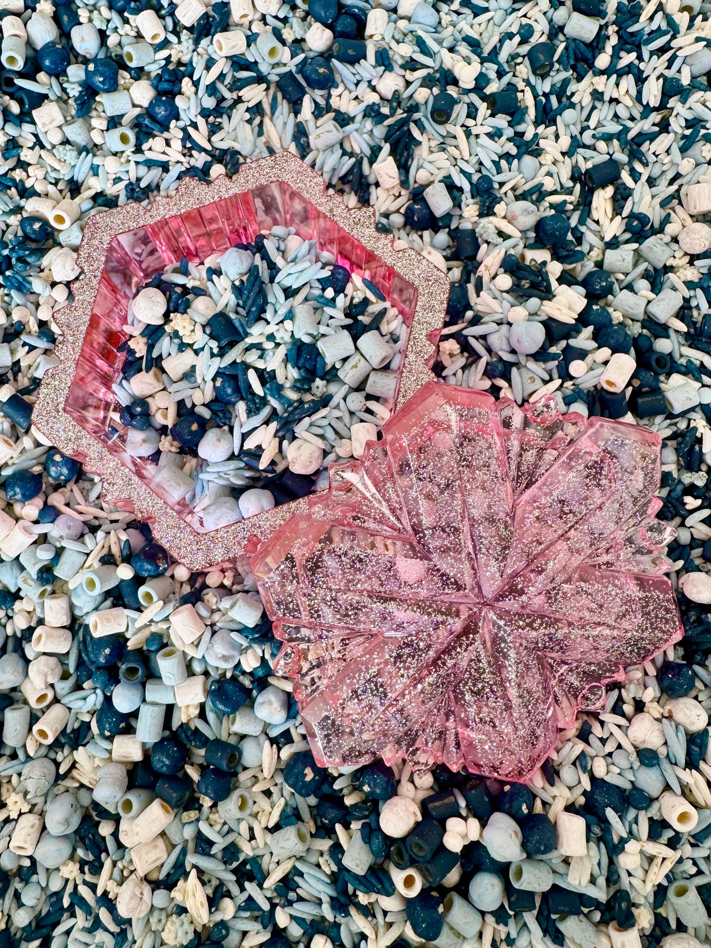 Resin Snowflake Container