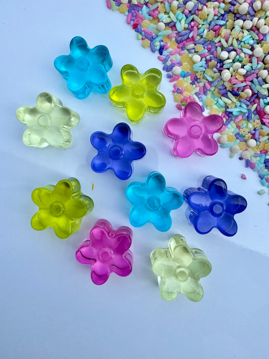 Flower Resin Counters - Multicolour