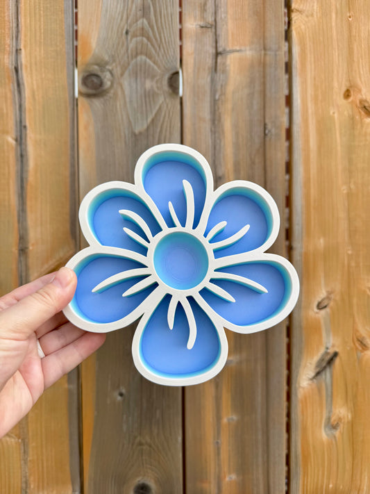 Flower Tray - Periwinkle