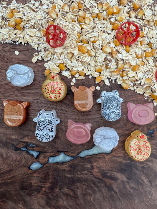 Farm Resin Counters - Glitter Pack