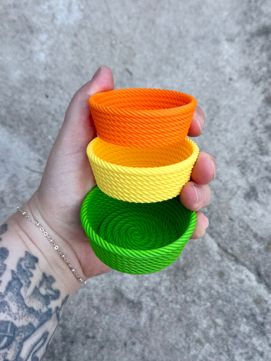 Mini Woven Baskets - Fruit Salad