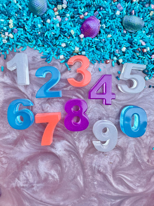 Iridescent Number Counters