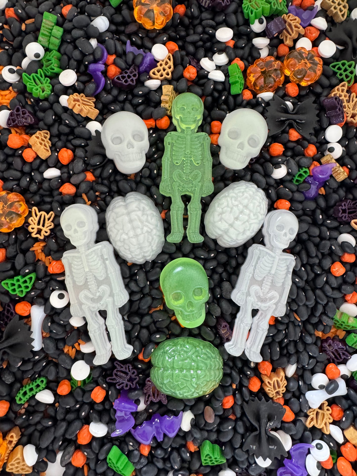 Glow In The Dark Resin Skeleton Crew & Brains Too