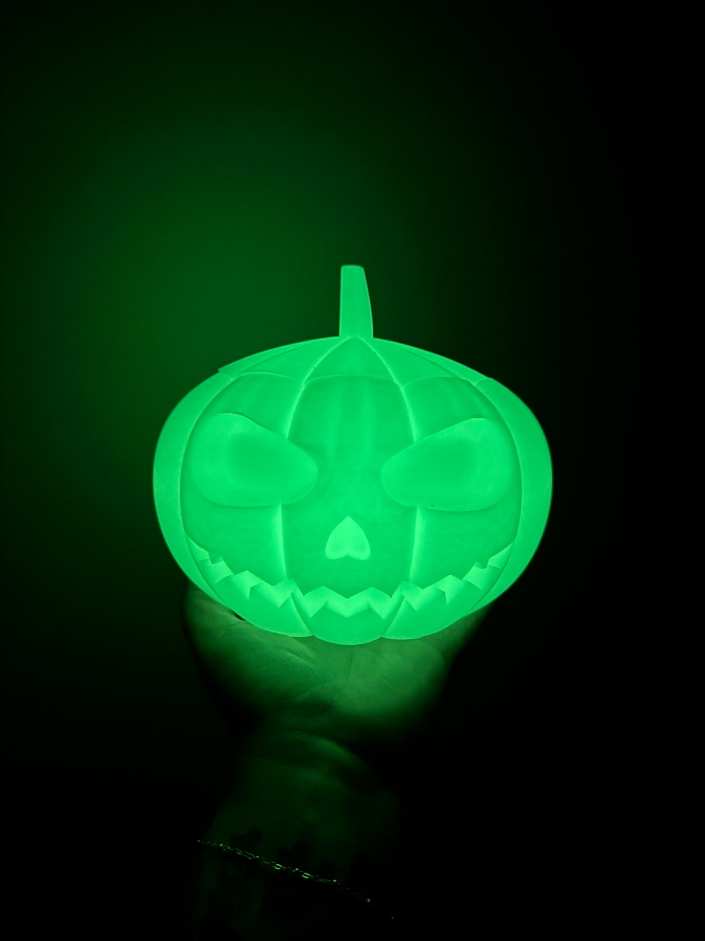 Medium Pumpkin Jack-O-Lantern Container